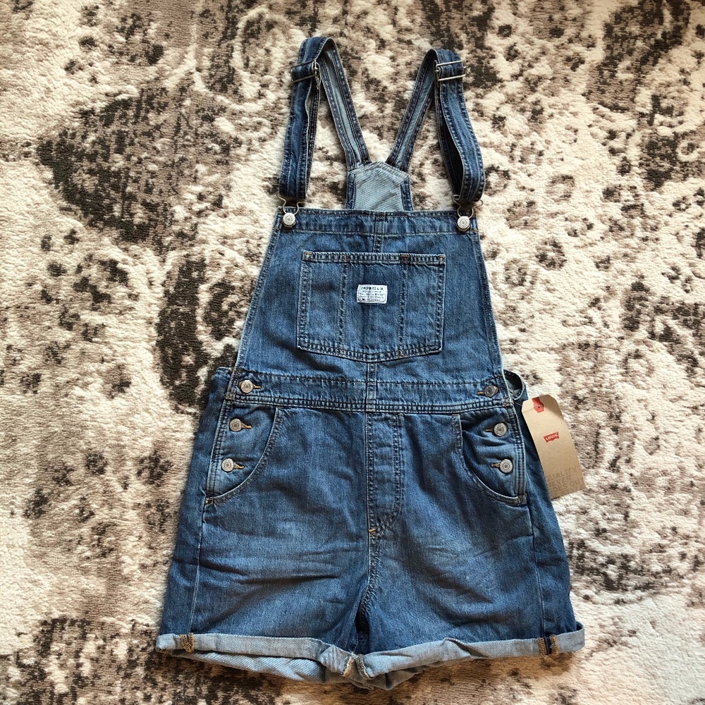 LEVI'S Vintage Denim Shortalls Short Overalls